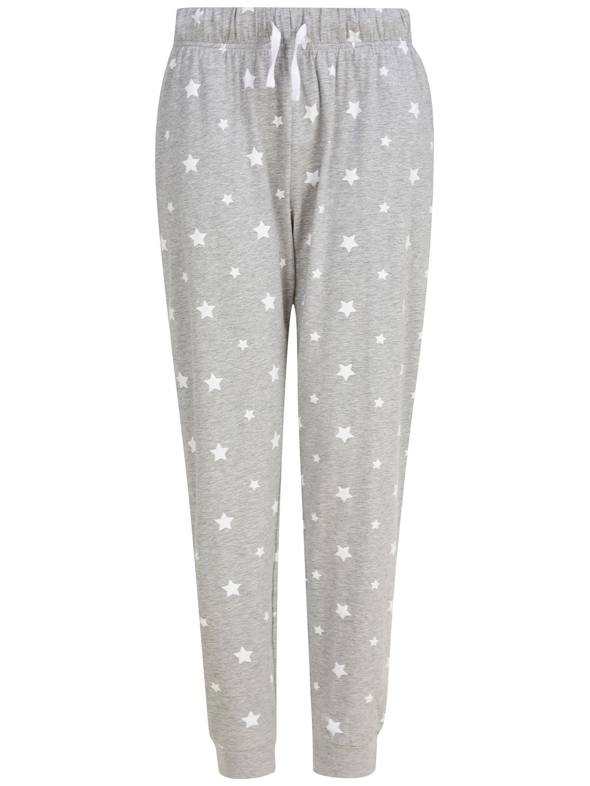 heather grey/white stars